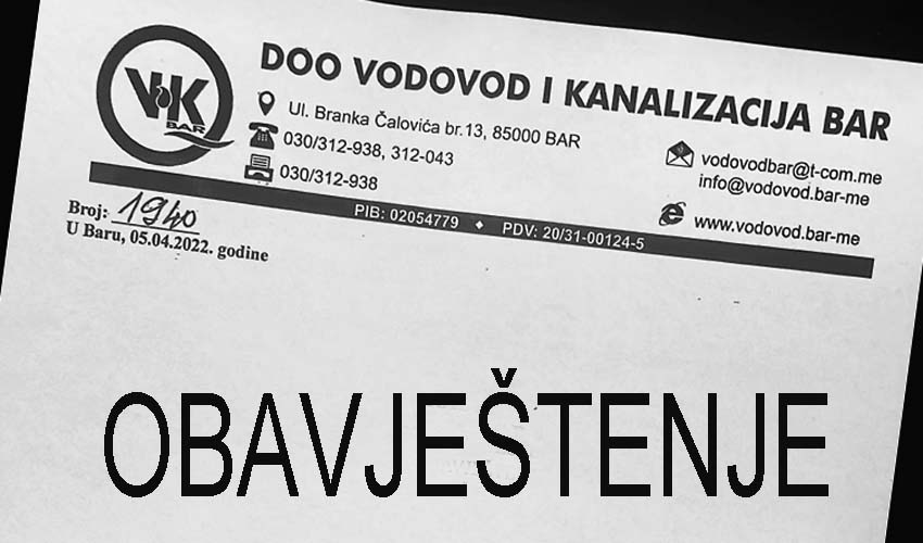obavjest vik